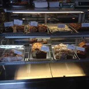 Bakery case. All delicious, all made in house every morning