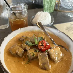 Braised Beef Panang Curry