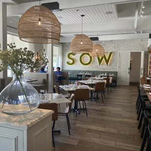 Decor in dinning area