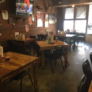 Partial dining room.