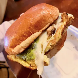 Pesto-Port Egg Sandwich