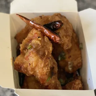 Salt &amp; Pepper wings delicious!! How the hell can they go from this to bad mongolian beef???