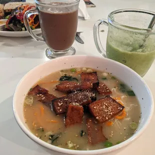 Ramen-tic ramen with BBQ seitan