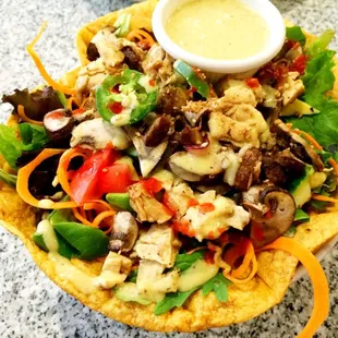 Taco Salad (see more on Instagram @PhillyVegans)