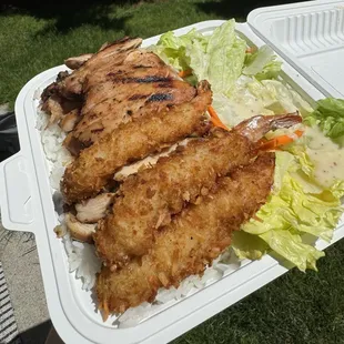 Chicken &amp; Coconut Shrimp Combo