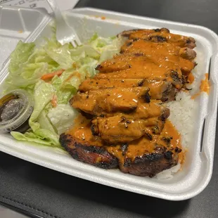 Spicy Chicken combo.