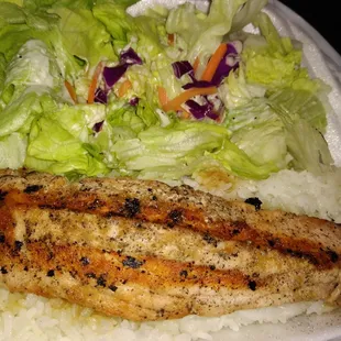 a close up of a plate of food