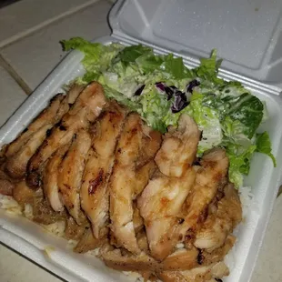 Chicken teriyaki meal
