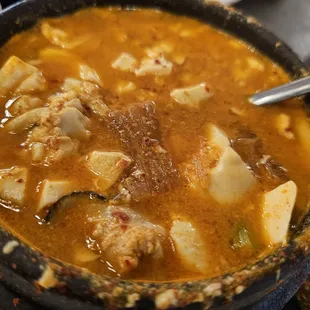 Kimchi Oyster Soondubu