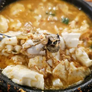 Kimchi Oyster Soondubu