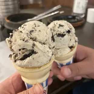 Complimentary ice cream