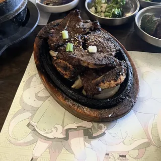 Cold Noodle and Galbi Combo