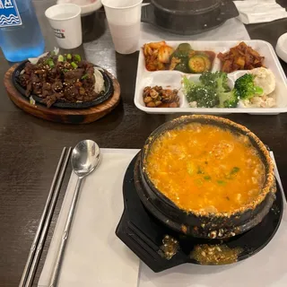 BBQ Beef and Seafood Tofu