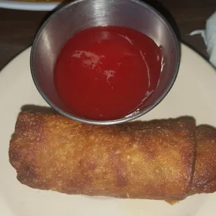 Egg roll 1 for $1.00 it was good but a little pricy I think