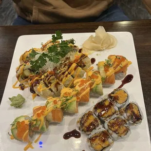 sashimi, sushi and sashimi, food, sushi