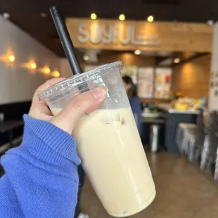 #1 Creamy milk tea with egg pudding