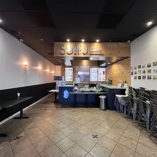 Interior of store