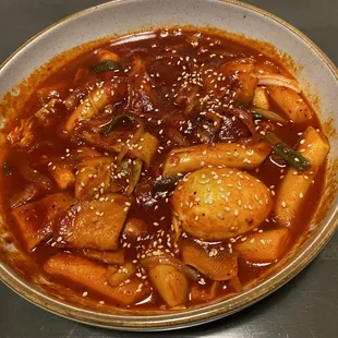 Spicy Rice Cake Ramen