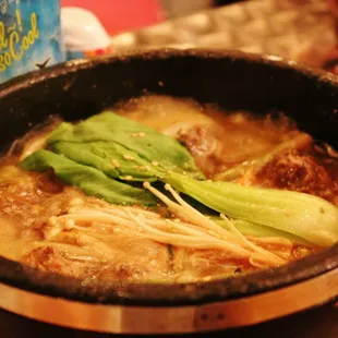 Bulgogi...pretty yummy cooking in the soupy broth