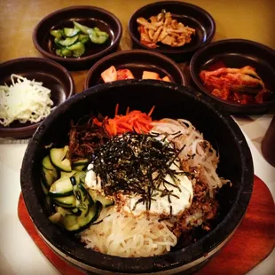 Best Bibimbop I&apos;ve had in Las Vegas so far. There&apos;s was no meat though. Didn&apos;t even notice.