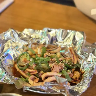 Grilled Squid Garlic