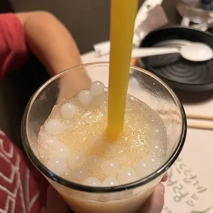 Yogurt slushy