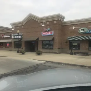 he outside of the store