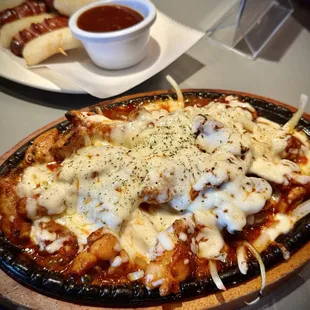 Fire Chicken w/cheese () Fire Chicken with Cheese ()