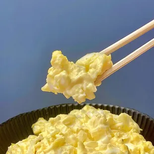 Mayo base. Simple egg salad. Allergy Info: Eggs Other Info: Ovo-VG
