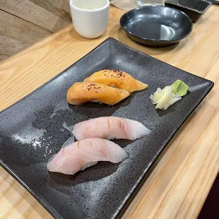 Omakase: Hama course 3 (missing some nigiri because I had already eaten some!)