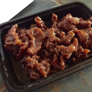 Orange Beef (delivery).   Delicious!