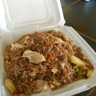 Pineapple chicken fried rice (delivery)