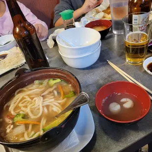 Seafood udon