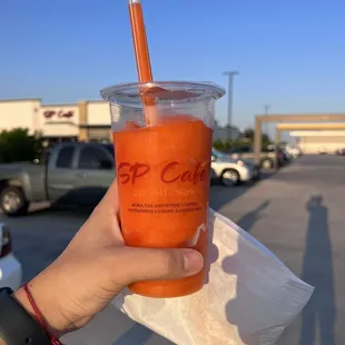 Salted plum slush is pretty unique!