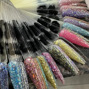 Glitter nail collection