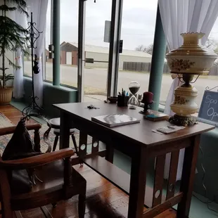 Where I sit and watch people pass by.