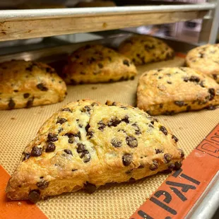 The Lunchbox&apos;s Fresh Baked Chocolate Chip Scones.