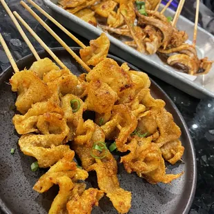 Chicken skins