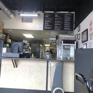 Menu/order counter