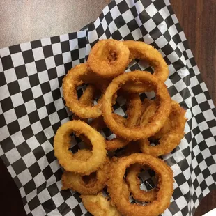 Large order of onion rings