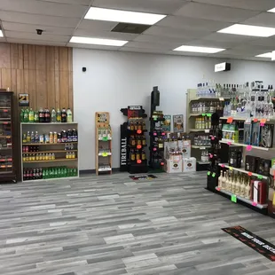 a wide selection of liquor