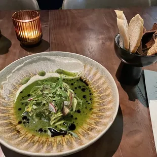 Seafood Aguachile Tostada