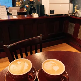 Lavender latte &amp; Honey cinnamon latte