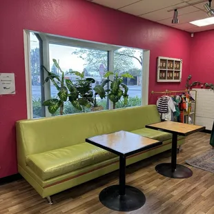 Seating area for parents