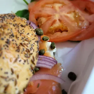 Lox and everything bagel...