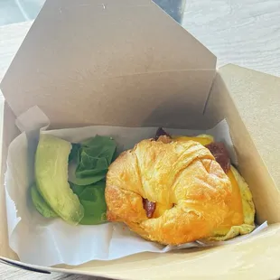 Breakfast croissant