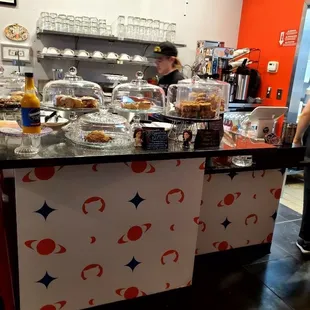 Closer pic of the desserts