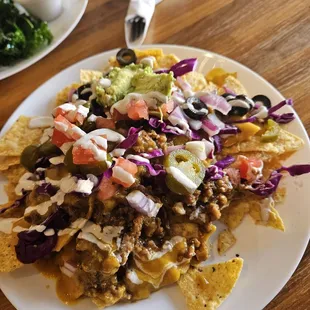 Loaded Nacho, lite beans.