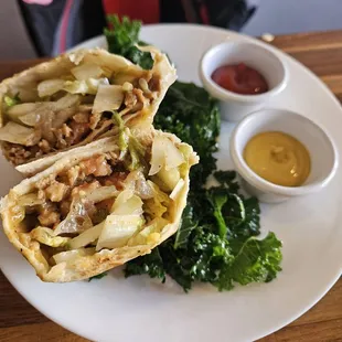 Cheeseburger Burrito