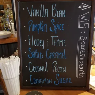 Homemade syrups